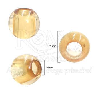 ponteira acrilica transp amarelo 061913